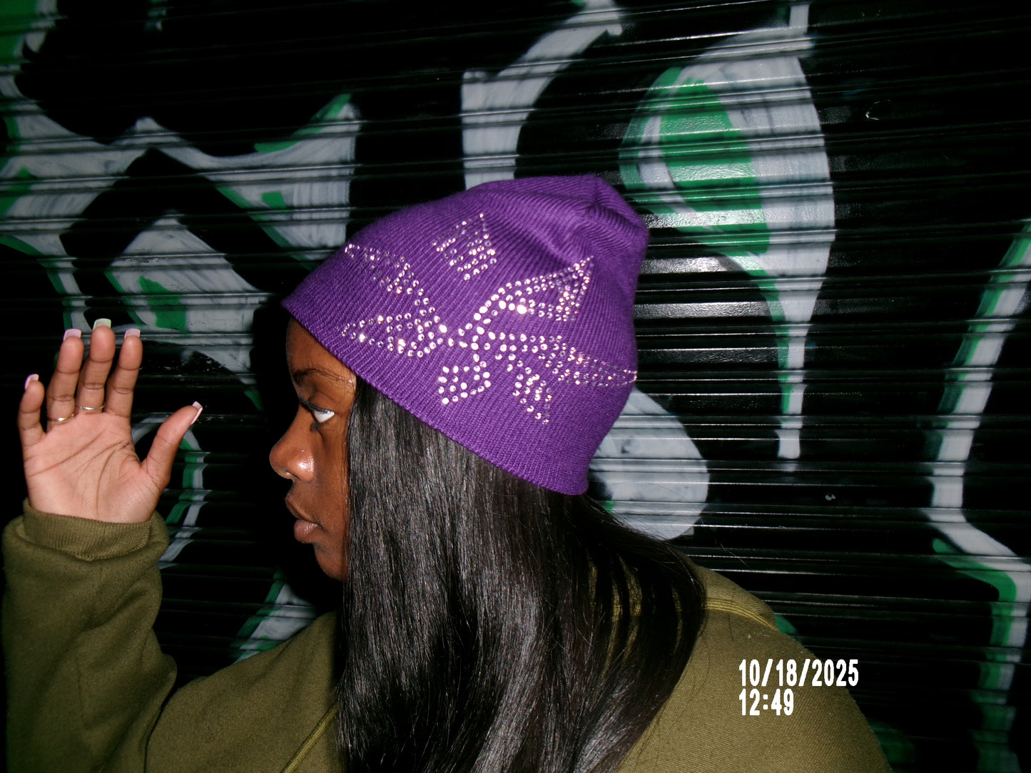 Amethyst Star Beanie